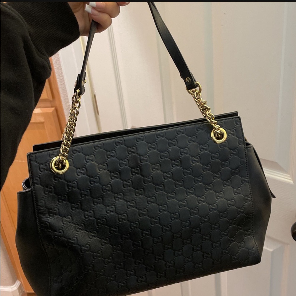 Guccissima large shoulder bag